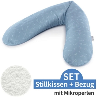 Theraline Stillkissen 190cm inkl. Bezug Kolibris Mikroperlenfüllung