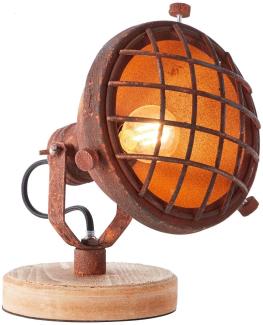 Brilliant Leuchten No. 99006-55 Mila Tischleuchte rostfarbend E14