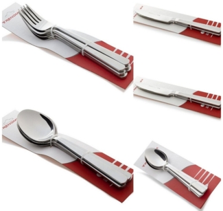 Trendmax Besteck-Set Besteck Set Einzeln 6er oder 2er Tee- Ess- Löffel Gabel Messer Gabel (6-tlg)