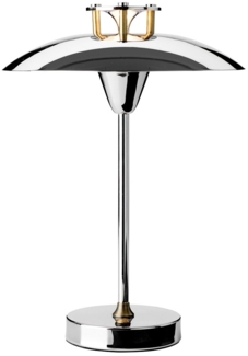 Halo Design 746163 LED Akku Tischleuchte Mini Stepp 1-2-3 Chrom dimmbar IP44