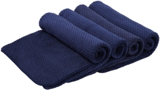 OTTO home Handtücher Parris, diverse Größen, ideal als Sporthandtuch, Reisehandtuch, Microfaser (6-St), sehr leicht, kompakt, schnelltrocknend, Mikrofaser, mit Waffelmuster