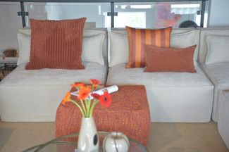 H.O.C.K. Dekokissen Velo, Cordkissen inkl. Füllung, 60x60 cm, Rückenkissen, Sofakissen