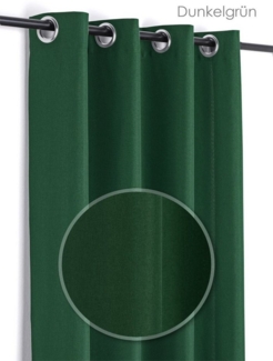 Beautex Vorhang Leinen Optik Brilliant Ösenvorhang, Gardine mit Ösen 140x245 cm, Ösen (1 St), blickdicht