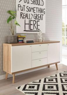 andas Sideboard Merle, im skandinavischen Design, Breite 160 cm