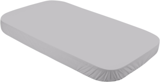 Spannbetttuch klein, für Waldin Babybett 7in1 - Bettwäsche für Kinderbetten- Pflegeleichte, superweiche und strapazierfähige Baumwolle Grau, Groß