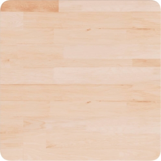 vidaXL Tischplatte Quadratisch 50x50x2,5 cm Eichenholz Unbehandelt 342929
