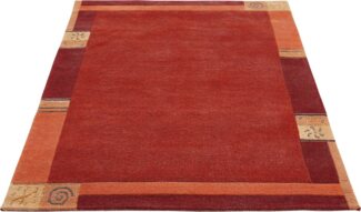 LUXOR living Wollteppich India, rechteckig, Höhe: 20 mm, reine Wolle, handgeknüpft, mit Bordüre, auch als Läufer