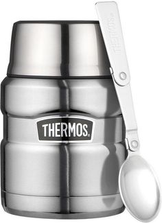 Thermos Essensbehälter 'King' mit Löffel, 0, 47 L, edelstahl