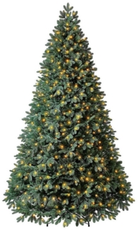 Dehner Künstlicher Weihnachtsbaum Tanne Alva, mit 650 LEDs/Ständer, Höhe 240 cm