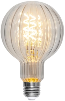 LED-Leuchtmittel ,Decoled Line', E27, 2W, 150lm, dimmbar, warmweiß, Riffel-Optik