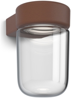 Belid Moon LED Außenwandleuchten rostbraun IP44 3000K