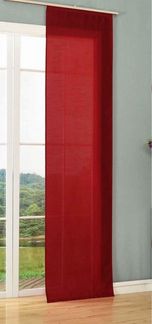 Gardinenbox Schiebegardine, Klettband (1 St), blickdicht, Flächenvorhang Wildseide Optik 85620