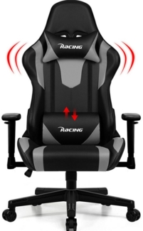 Adormii Gaming-Stuhl Gaming Stuhl ergonomisch Gaming Chair Bürostuhl verstellbare (Gaming Stuhl mit verstellbaren Lendenkissen, Armlehne und Kopfstütze, Gamer Stuhl Bequeme Sitzkissen), gepolsterter Gaming-Stuhl, mit Wippfunktion, bis 150 kg Belastbarkeit