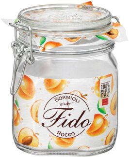 Lebensmittelbehälter Bormioli Rocco Fido Durchsichtig Glas (75 cl) (6 Stück)