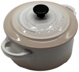 Le Creuset 'Poterie' Mini Cocotte, Steinzeug meringue, Ø 10 cm, 0,2 l