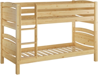 Erst-Holz Etagenbett Kiefer 90x200 cm, natur