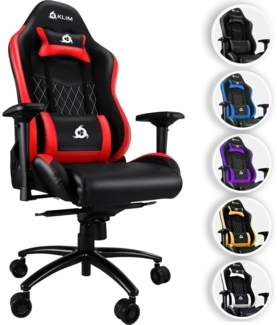 KLIM Esports Gaming Stuhl Premium Materialien Verstellbar Ergonomisch PC Stuhl