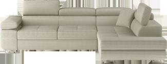 Anton, Ecksofa, Eckcouch, Beige