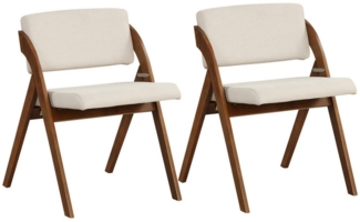 COSTWAY Klappstuhl, 2er Set, klappbar, mit gepolsterter Sitz & Rückenlehne