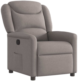 vidaXL Relaxsessel Taupe Stoff 4015603