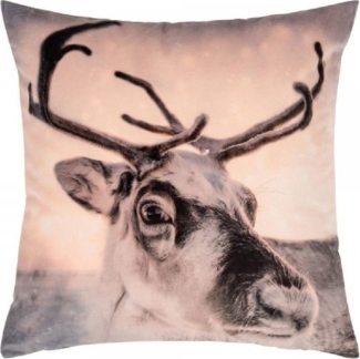 PAD Kissenhülle Kissenhülle Winter Animal Rentier Deer (45x45cm)