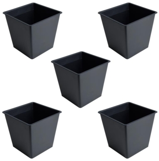 Blumentopf Einsatz Pflanztopf 5er Set Anzuchttopf Kunststoff Blumenkübel
