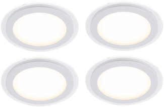 4er Set Design LED Einbaustrahler für den Wohnraum