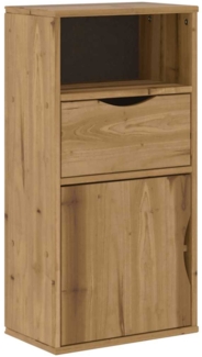 vidaXL Beistellschrank mit Schublade ODDA 40x24x79cm Massivholz Kiefer 4103599
