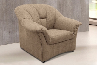 DOMO collection Sessel Papenburg zeitlose Rückensteppung, elegante Armlehne, in großer Farbvielfalt