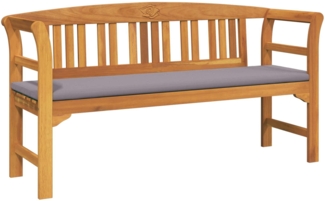 vidaXL Bank Natürlicher Ölfinish 157 x 46 x 82,5 cm Massivholz Akazie 42024775
