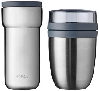 Mepal ELLIPSE Thermo-Lunchset Lunchpot & Becher Silber - A