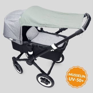 Liebes von priebes Kinderwagen-Sonnenschutzhülle JOHANNA Sonnensegel, Sonnenschutz, UV-Schutz 50+, Sonnendach, Liebes