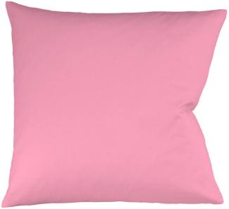 Fleuresse Mako-Satin-Kissenbezug uni colours pink 4070 Größe 80x80 cm