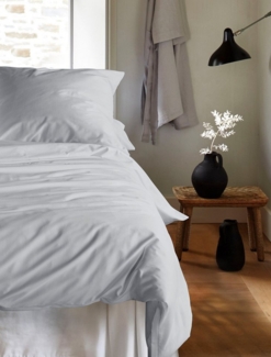 Irisette Mako-Satin uni Bettwäsche Set uni Paris 8000 grau 240x220 cm + 2 x Kissenbezug 80x80 cm