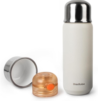Blackube 520ml Edelstahl Thermosflasche mit Trinkbecher - Auslaufsicher