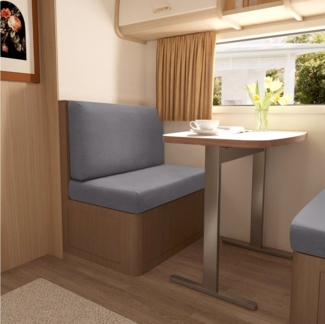 Coonoor Sofaschoner 2 Stück Camper Kissenbezüge, Bezüge Für Wohnwagenpolster Jacquard, Wohnmobil-Sitzbezüge für Anhänger, Sofa-Sitzkissenbezüge