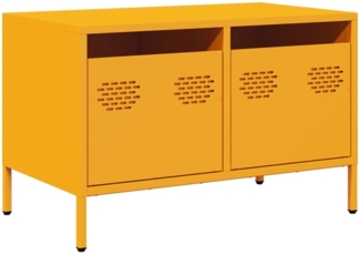 vidaXL TV-Schrank Senfgelb 68x39x43,5 cm Kaltgewalzter Stahl 851235