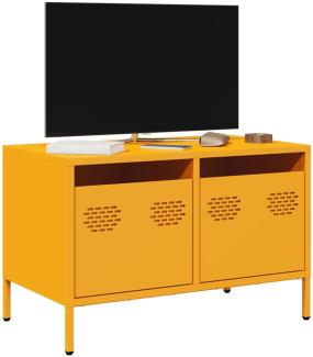 vidaXL TV-Schrank Senfgelb 68x39x43,5 cm Kaltgewalzter Stahl 851235