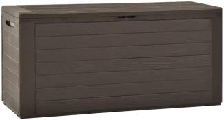 vidaXL Gartentruhe Braun 116x44x55 cm 49443