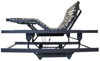 Bettenkiste Senioren Rahmen bis 180 kg - Lattenrost/Bettlift m. Motor, 90x190 cm