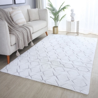 Carpettex Hochflor-Teppich Skandinavisches Design, Läufer, Höhe: 15 mm, Teppich Wohnzimmer 3D Effekt Skandinavisches Design Felloptik