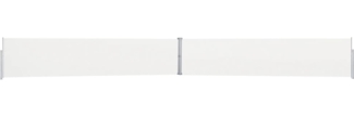vidaXL Ausziehbare Seitenmarkise 170x1200 cm Creme 313394