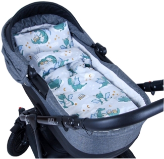 BabyLux Babybettbezug BABYLUX 2tlg. Set BEZUG Kinderwagen Bettbezug Bettwäsche Wiege 60x78 cm, 130. Dino 60x78 cm