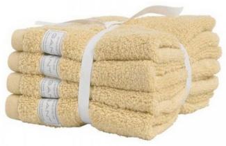 Gant Home Seifentuch Set Gesichtstücher Premium Towel Lemon (30x30 cm) (4-teilig) 852007201-732