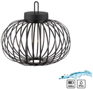 JUST LIGHT Pendelleuchte AKUBA, Dimmfunktion, LED fest integriert, Warmweiß, Akkuleuchte