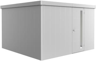 Biohort Gerätehaus Neo, 4D: 348 x 348 x 222 (b x t x h) cm, silber-metallic