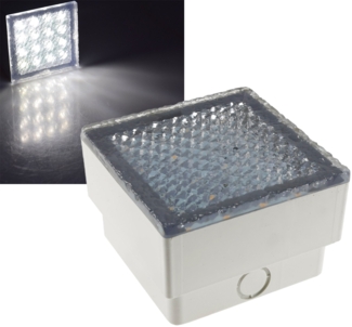 LED Pflasterstein "BRIKX 10" neutralweiß10x10x7cm, 92lm, IP67, 230V