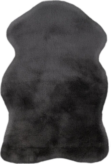 my home Fellteppich Mailo 1, fellförmig, Höhe: 35 mm, Kaninchenfell-Optik, Kunstfell, Wohnzimmer, Schlafzimmer, Esszimmer