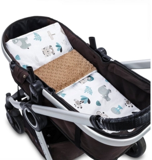 Totsy Baby Kinderwagen-Sitzauflage Kinderwagendecke Winter 75x60 cm mit Kissen Outdoor Babydecke