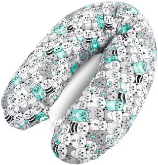 Amilian Stillkissen XXL 170 cm - Schwangerschaftskissen & Seitenschläferkissen mit Bezug, - Lagerungskissen - Nursing Pillow - Pregnancy Pillow, mit Füllung, Schlafkissen für Seitenlage - Körperkissen